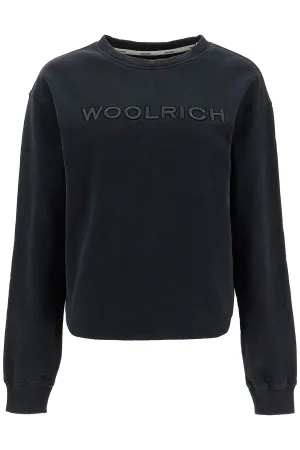 "embroidered logo crewneck CFWWSW0135 FRUT3858 BLACK