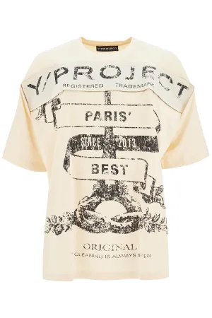 "paris' best t-shirt with 204TS017 J130 LIGHT SAND