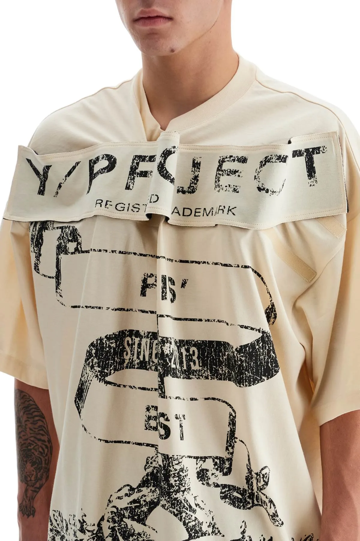 "paris' best t-shirt with 204TS017 J130 LIGHT SAND