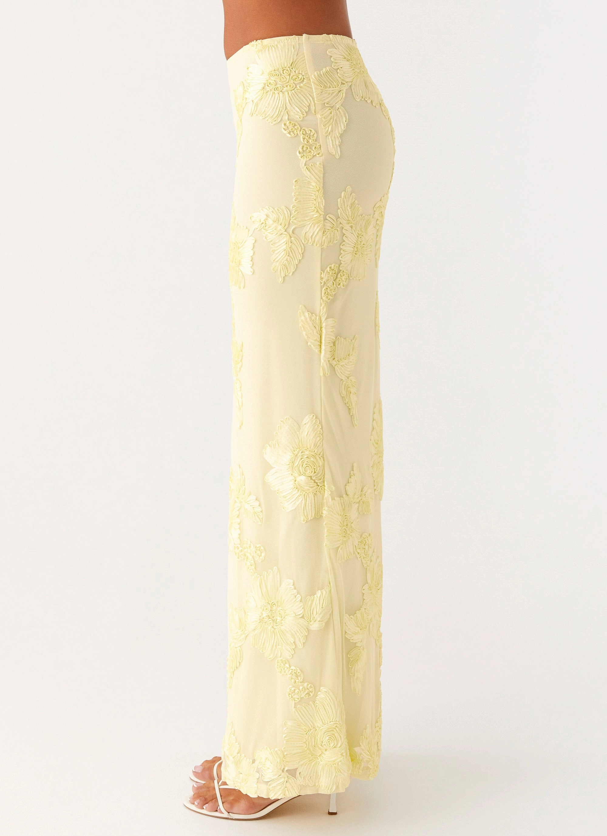Radiate Maxi Skirt - Yellow Easy Layer
