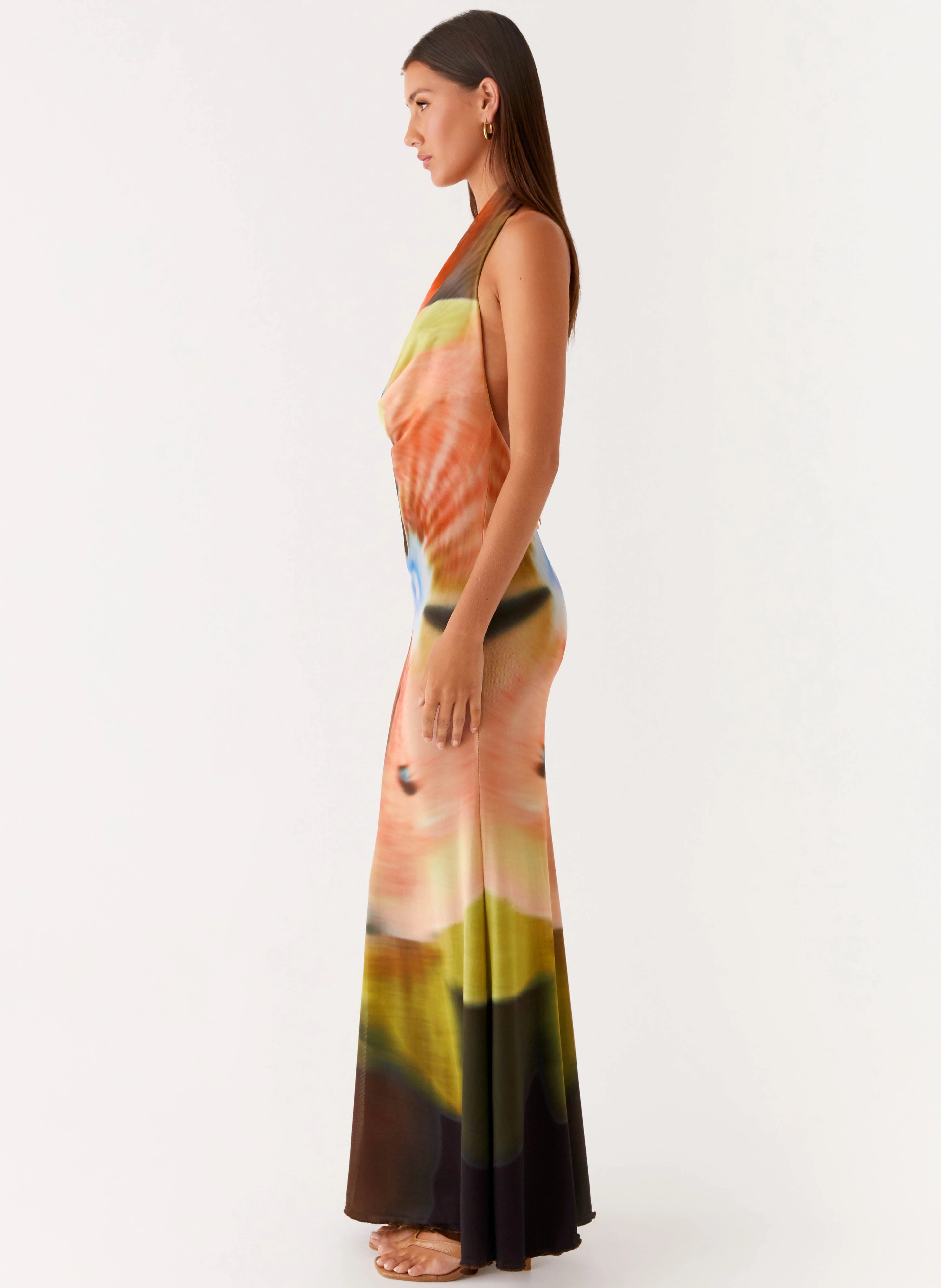 Raellia Maxi Dress - Moody Floral Everyday Ready Weekend Edge