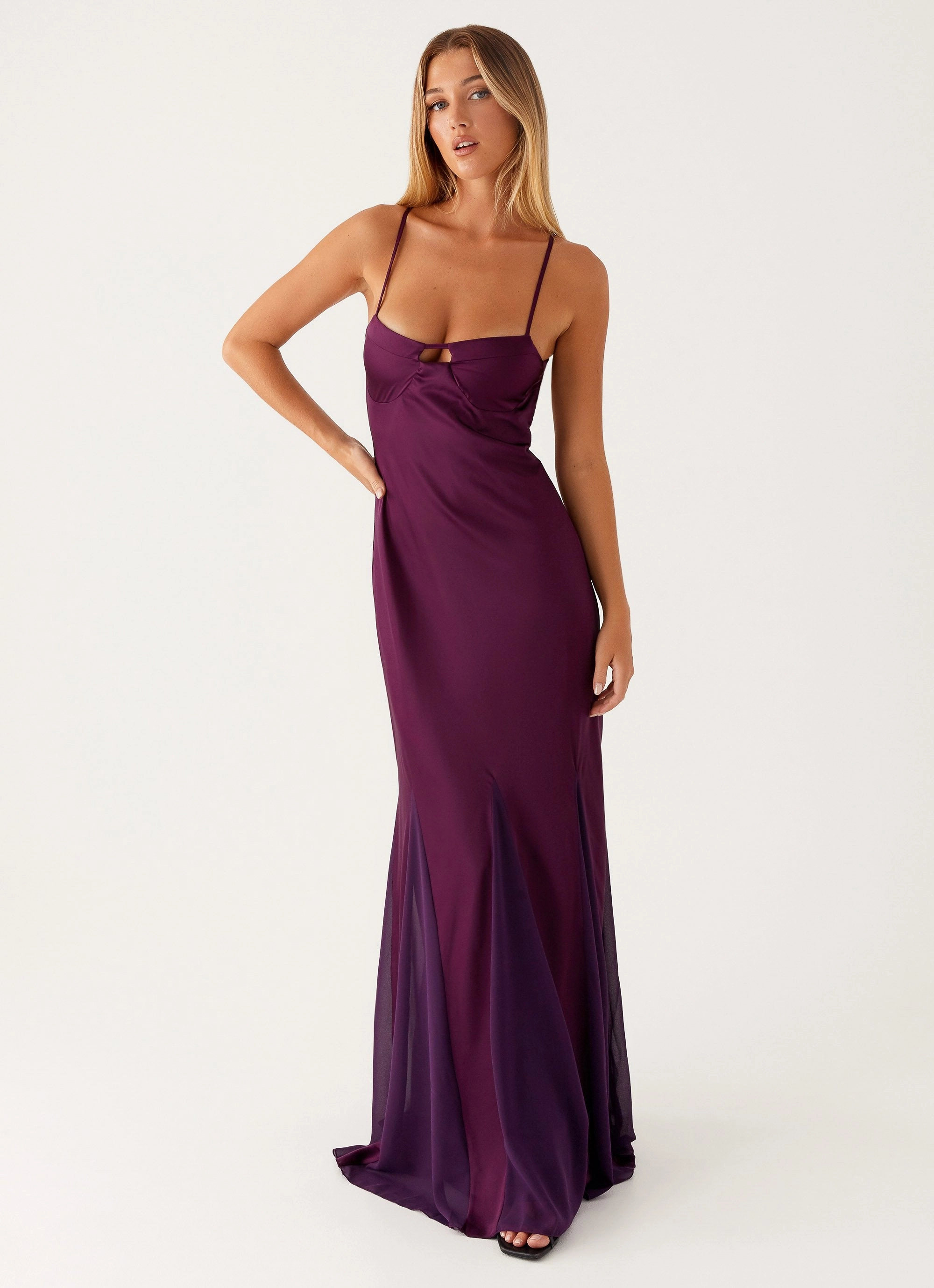 Smooth Edge Ravello Maxi Dress - Mulberry
