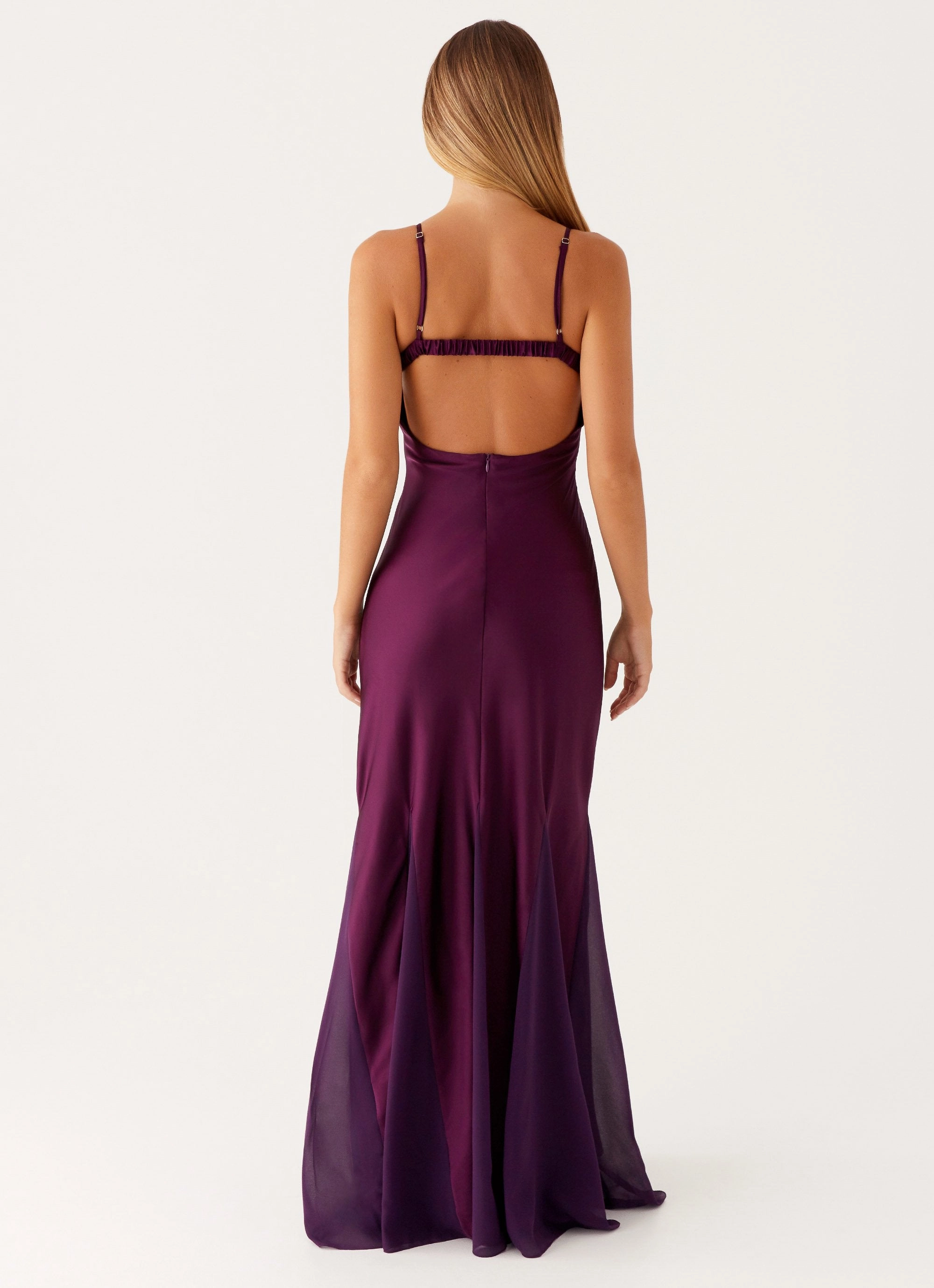 Collared Whimsical Mood Ravello Maxi Dress - Mulberry