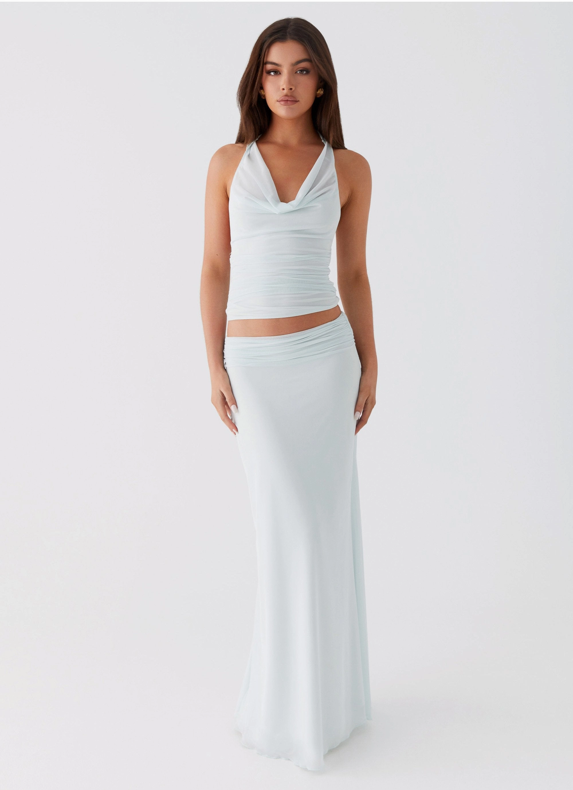 Designer Inspired Rayne Maxi Skirt - Sage