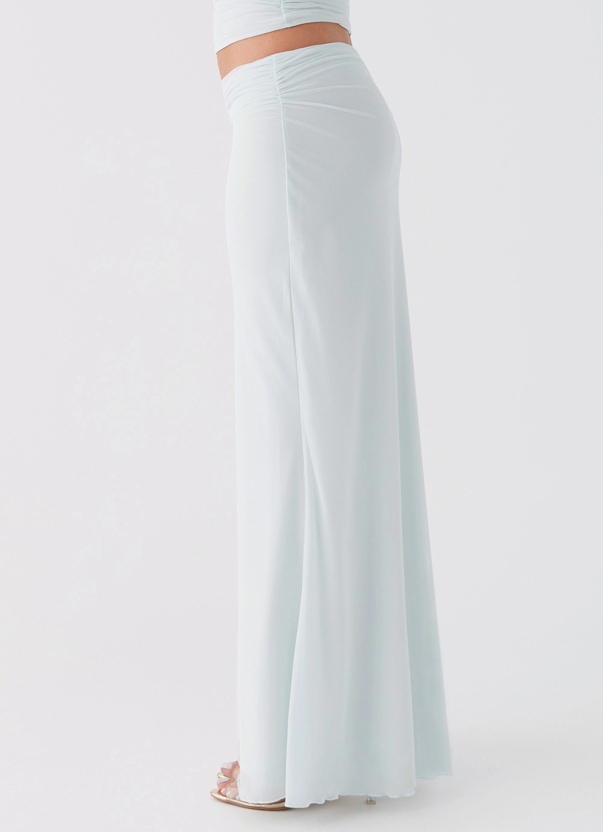 Trendy Outfit Fashion Fusion Rayne Maxi Skirt - Sage