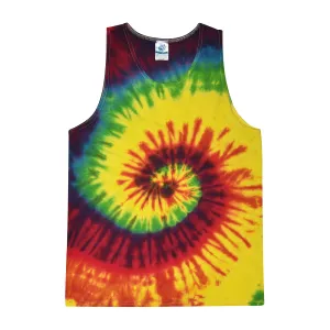 Reactive Rainbow Tie Dye Tank Top (CLEARANCE)