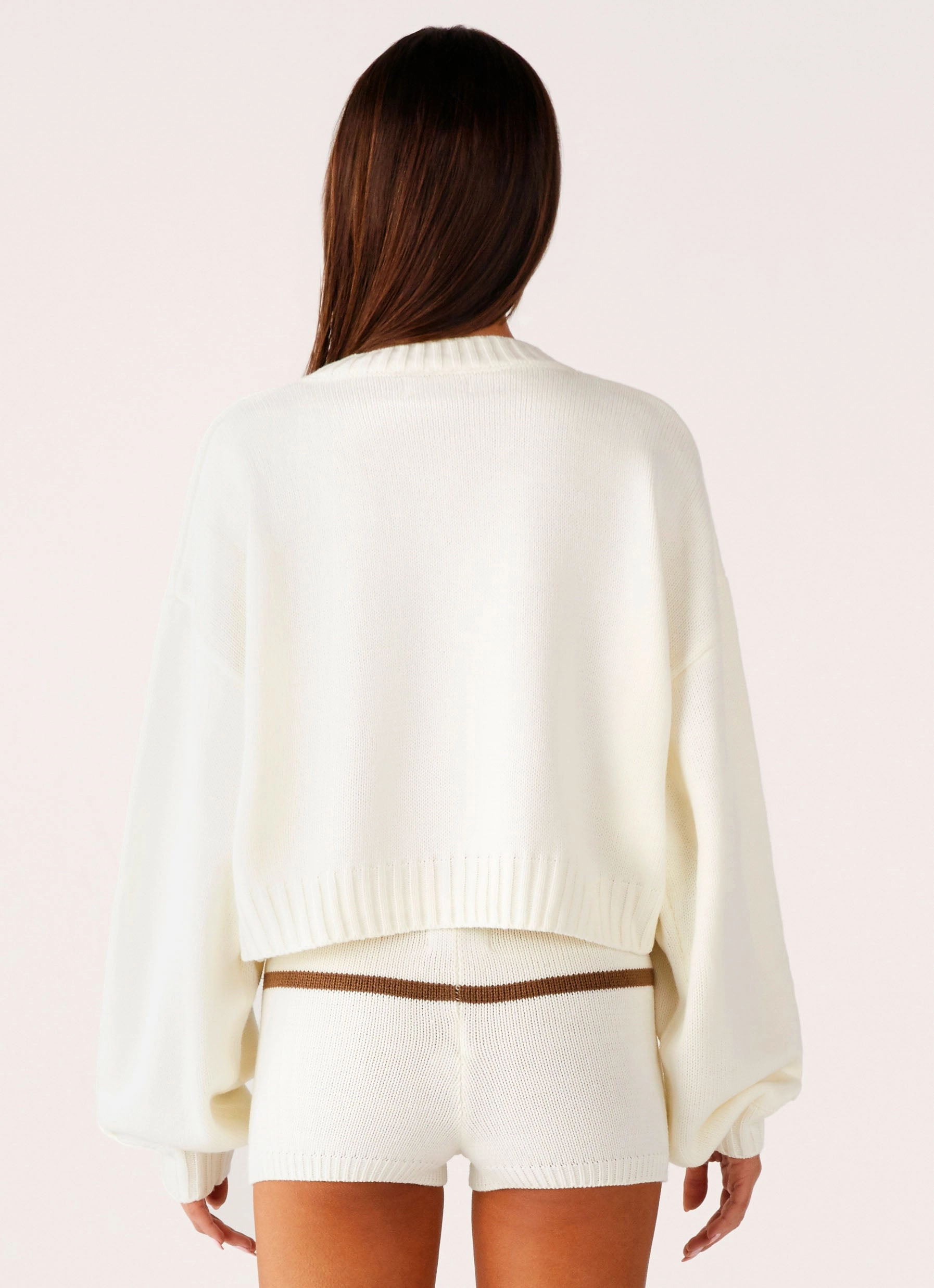 Crisp Look Paolo Knit Short - Off White