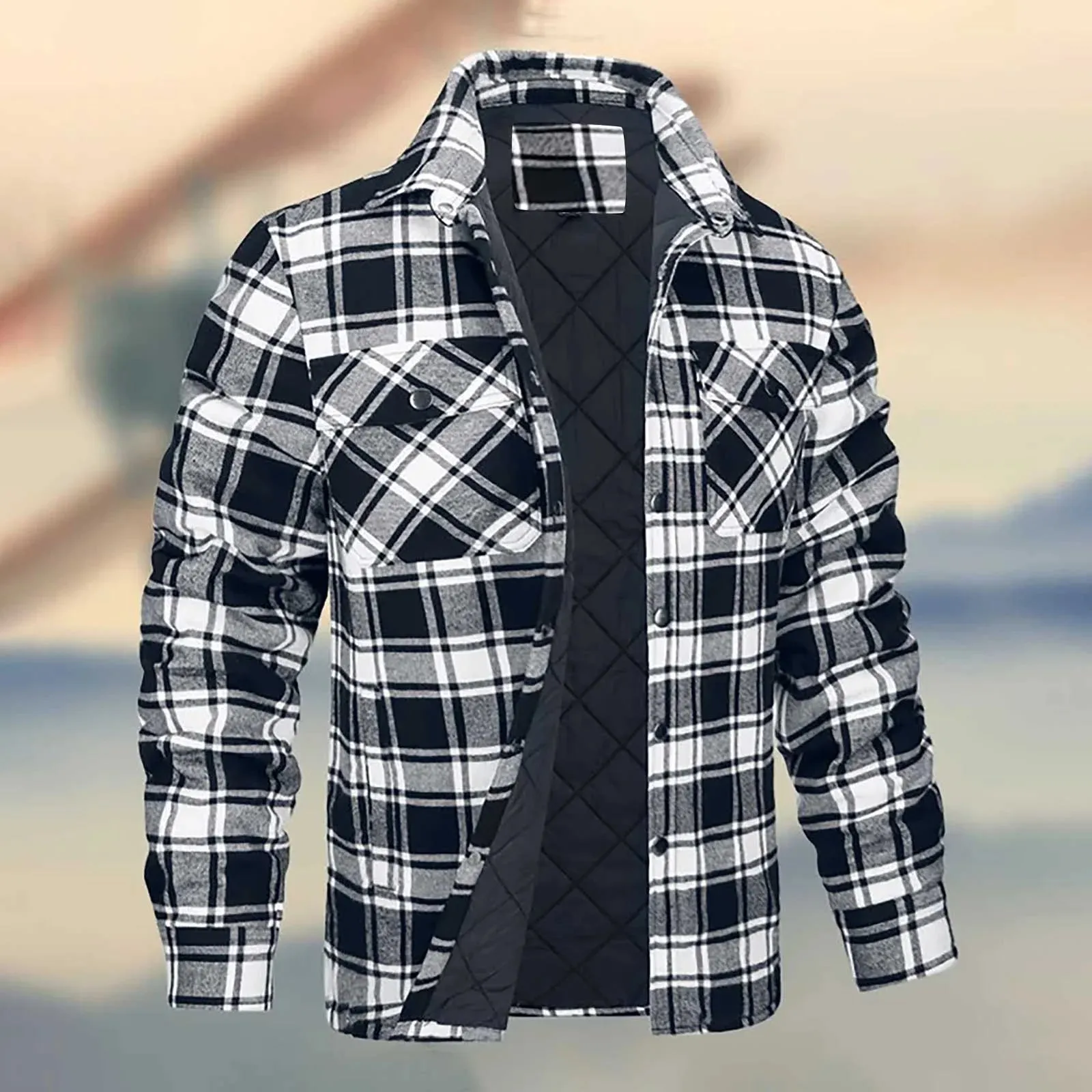 RECON GS2 Plaid Quilted Luxury Lined shirts