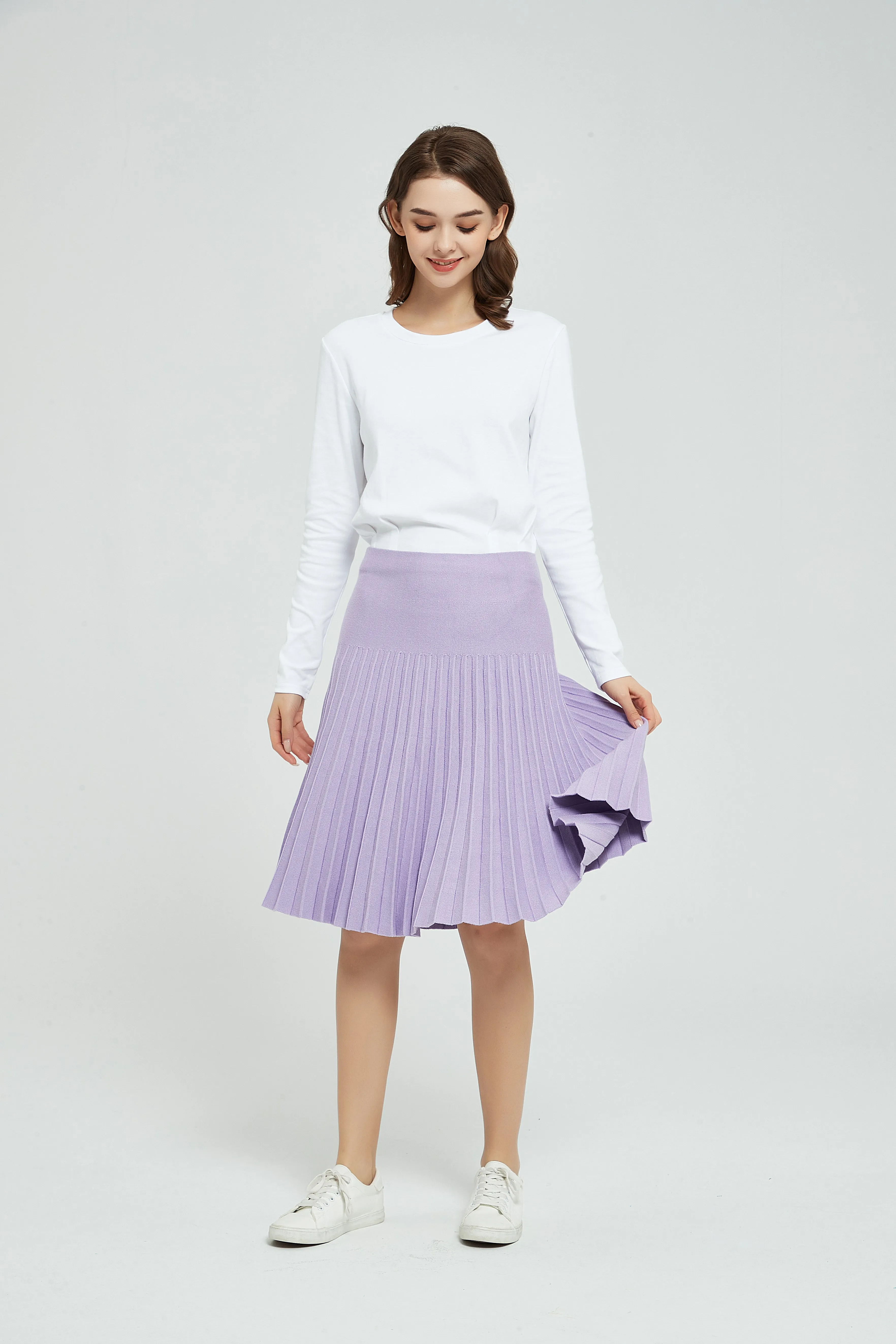 MM YEAR ROUND PLEATED - LAVENDER Stretch Fit Wear