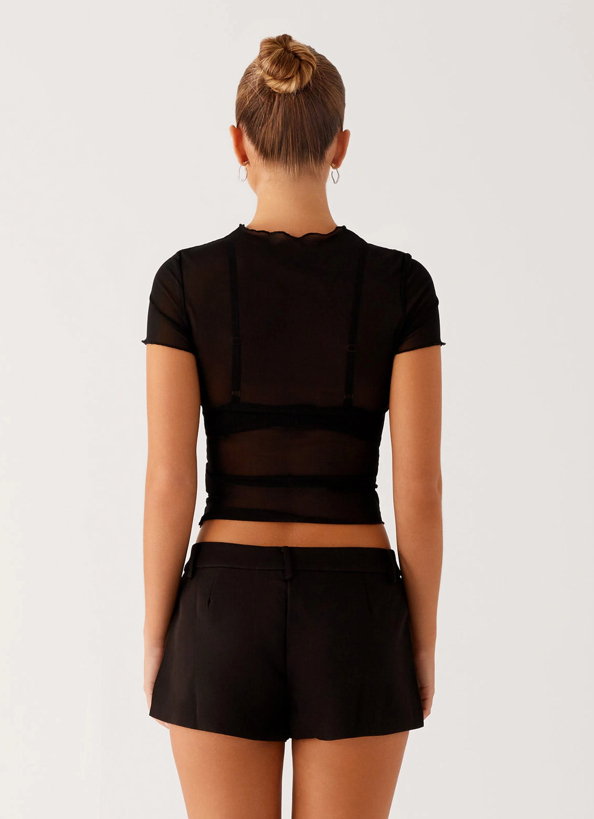 Dalton Mesh T-Shirt - Black Versatile Base Layer Thermal Regulation Fabric