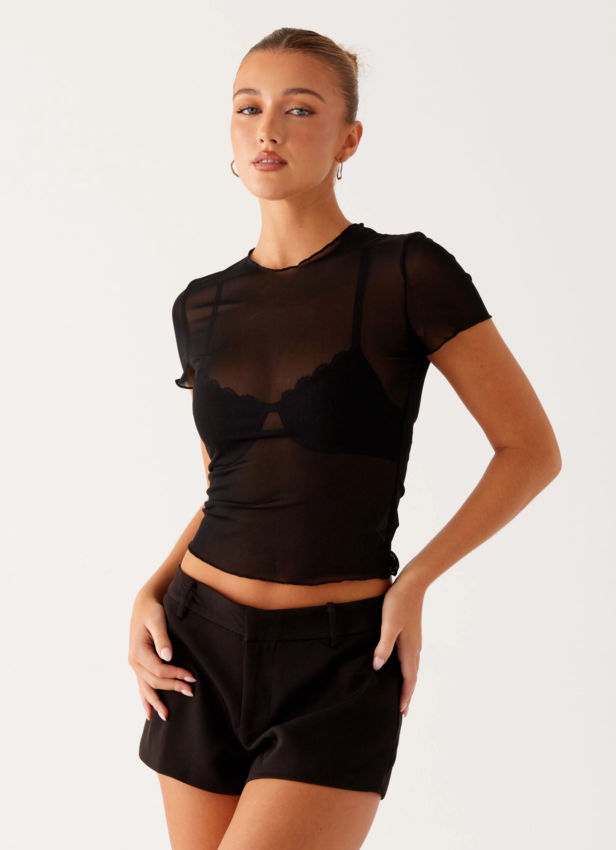 QuickDrying Dalton Mesh T-Shirt - Black