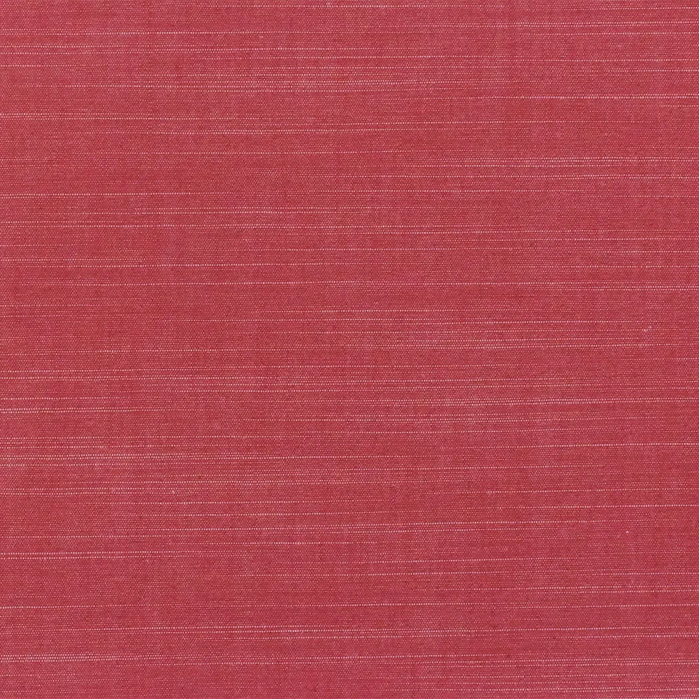 Red-White Poly-Rayon Slubbed Chambray Woven Fabric