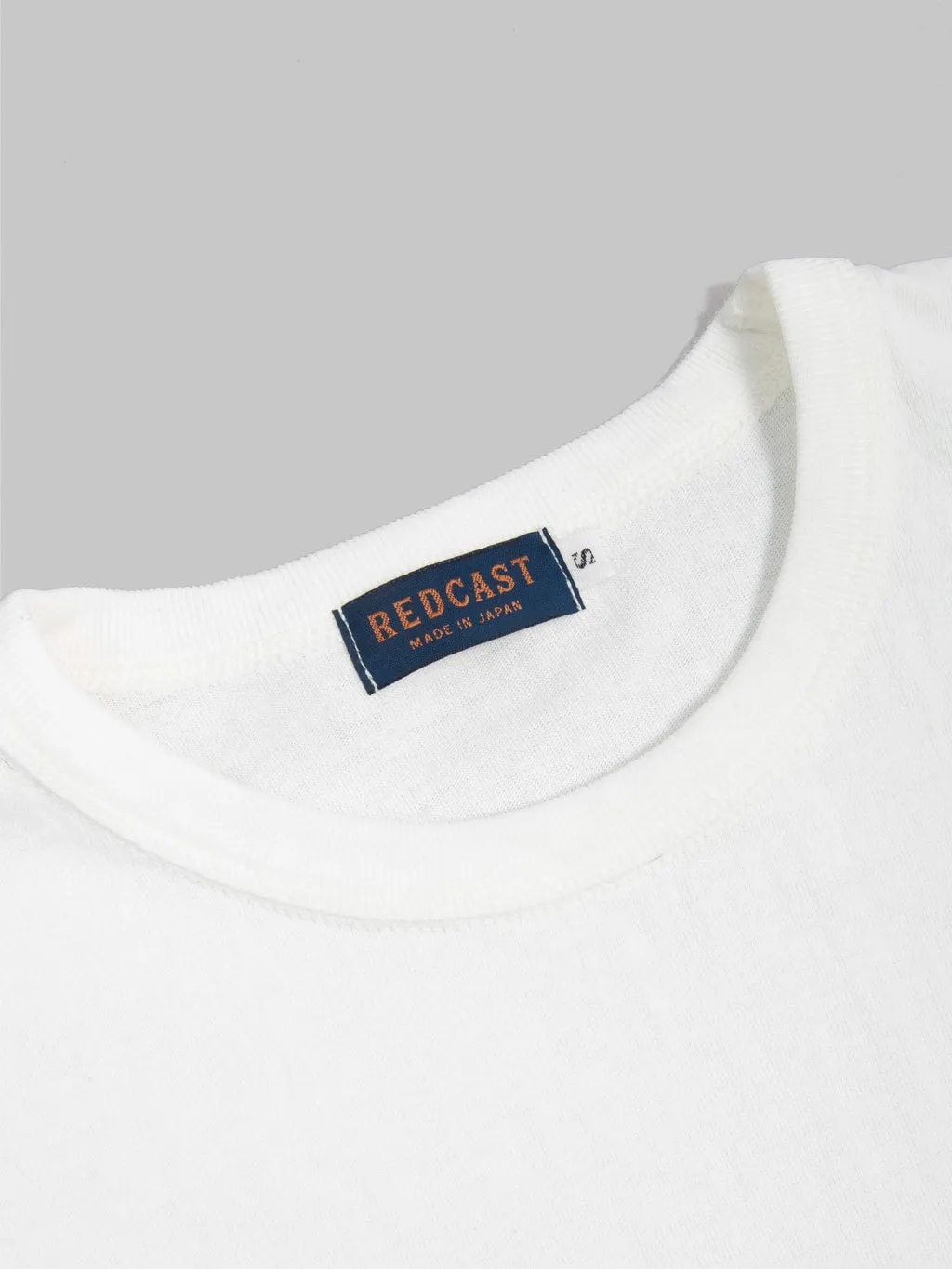 Redcast Heritage "Tsuri-Ami" Loopwheel Heavy T-Shirt White (2 Pack)