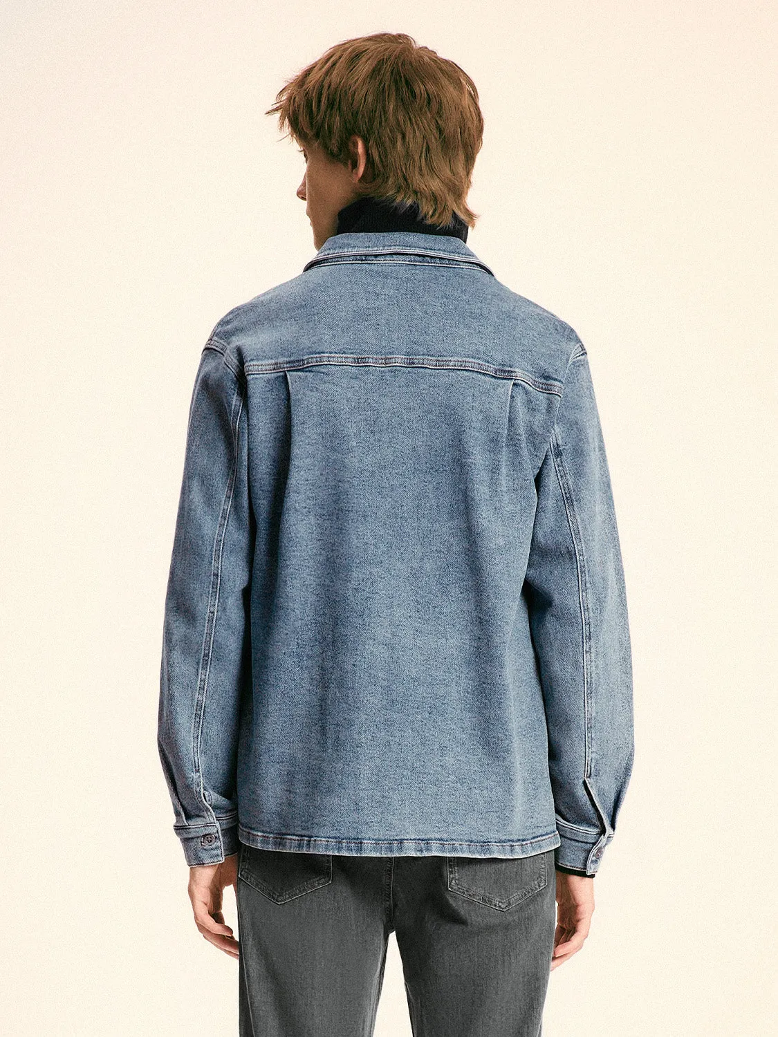 Regular Button Denim Shirts