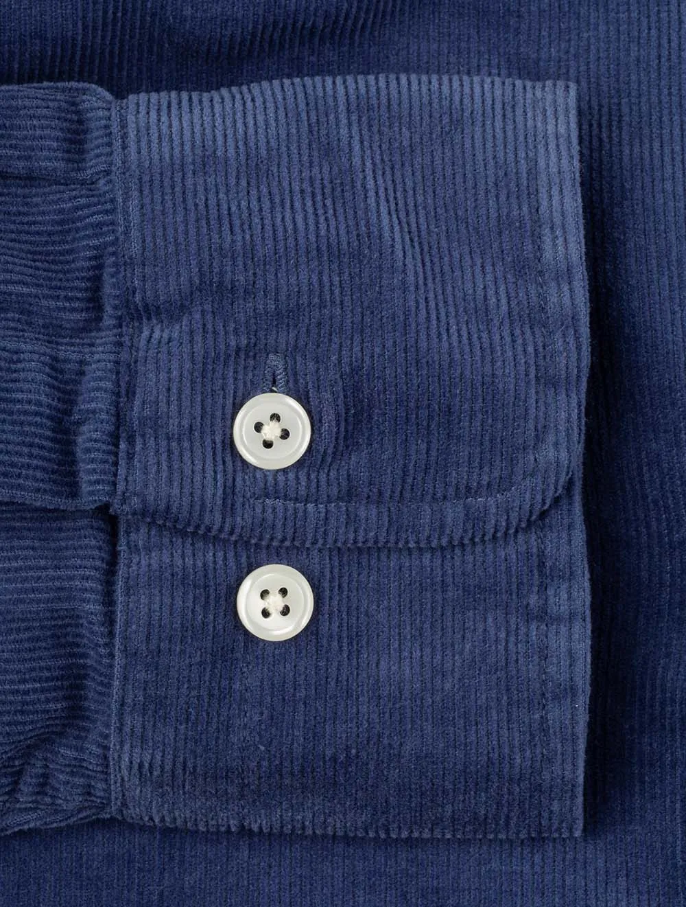 Regular Corduroy Shirt Dusty Navy