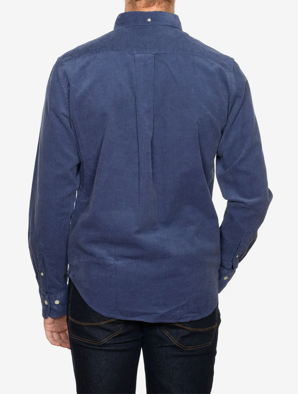 Regular Corduroy Shirt Dusty Navy