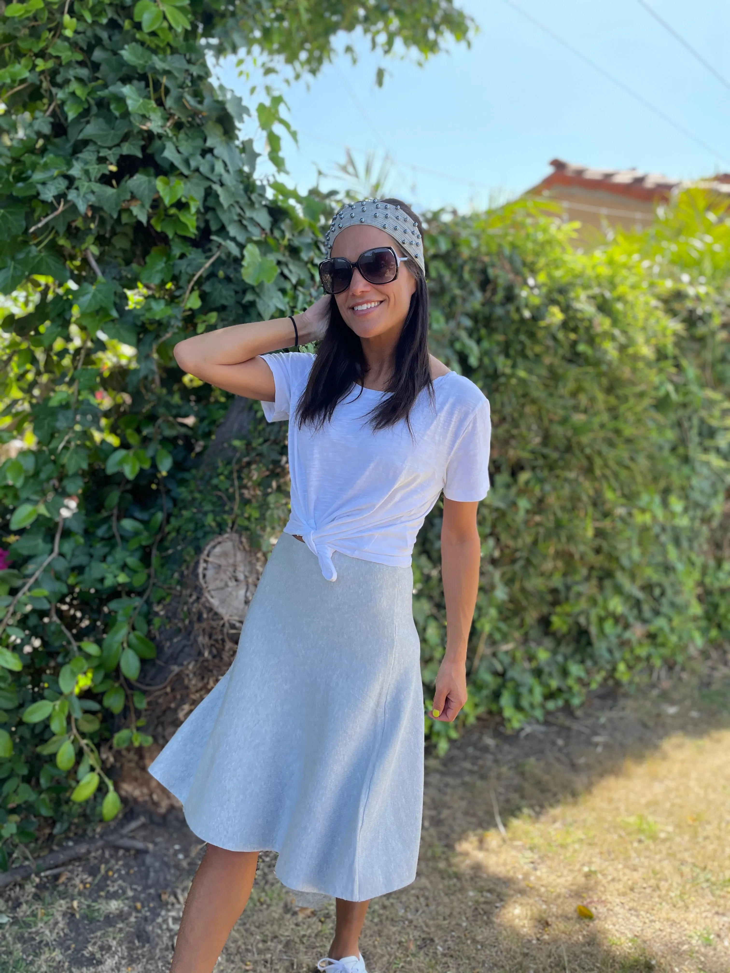 AMAZING MM SKIRT - SUMMER STYLE HEATHER GREY HighDensityWeave