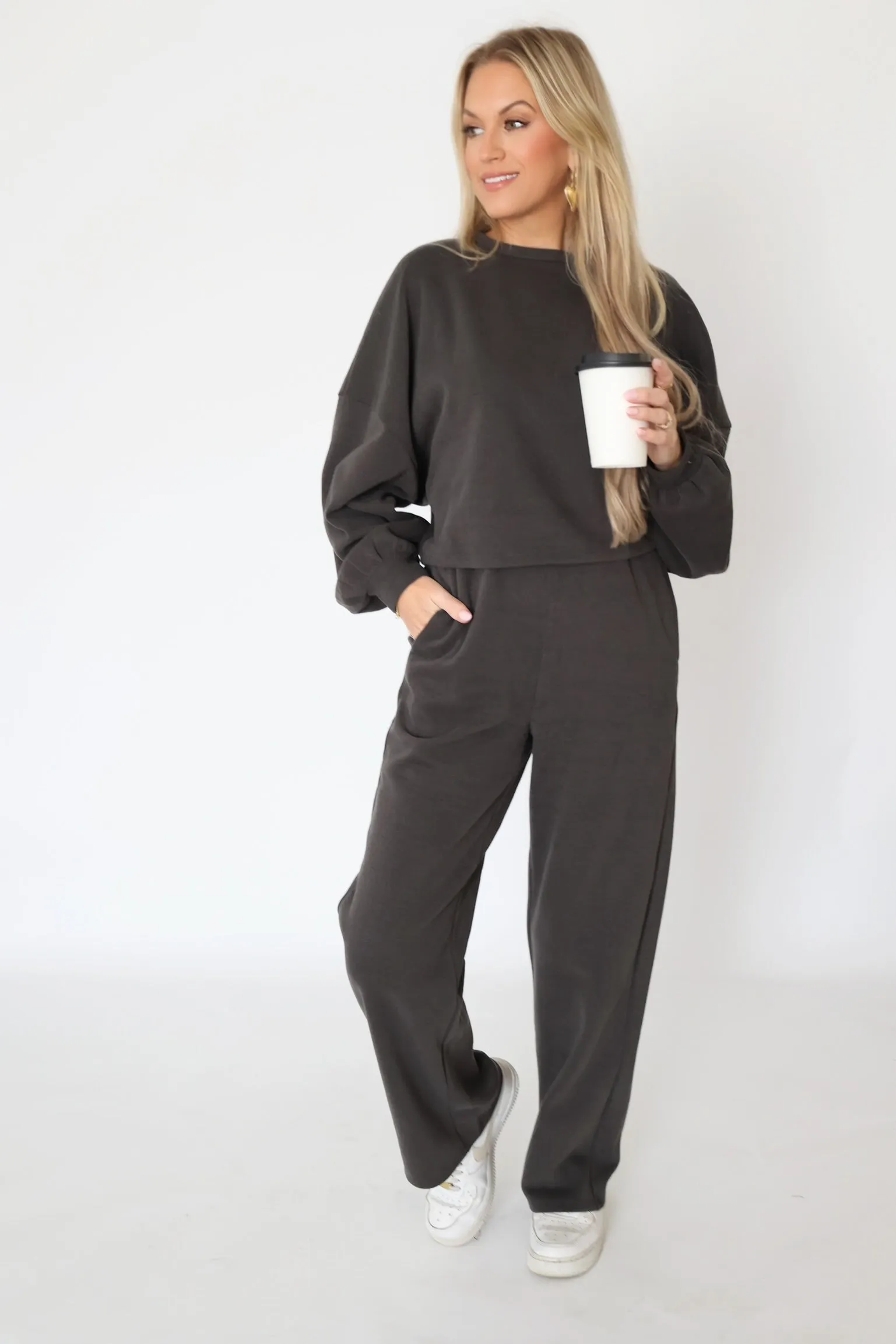 SustainableManufacturing Relaxed Stay Wide Leg Pant