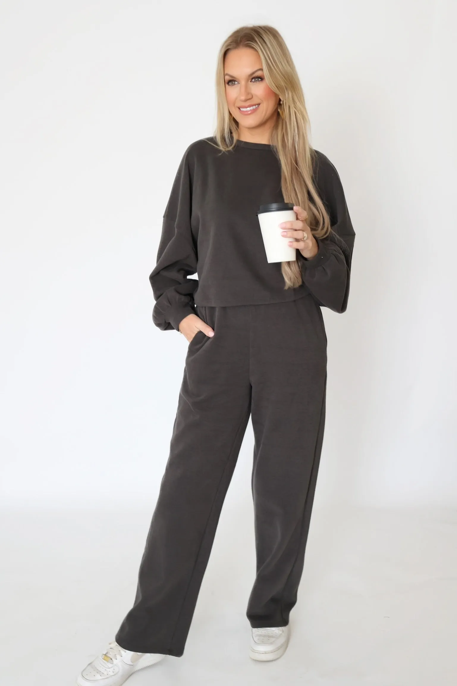 Relaxed Stay Wide Leg Pant Breathable mesh