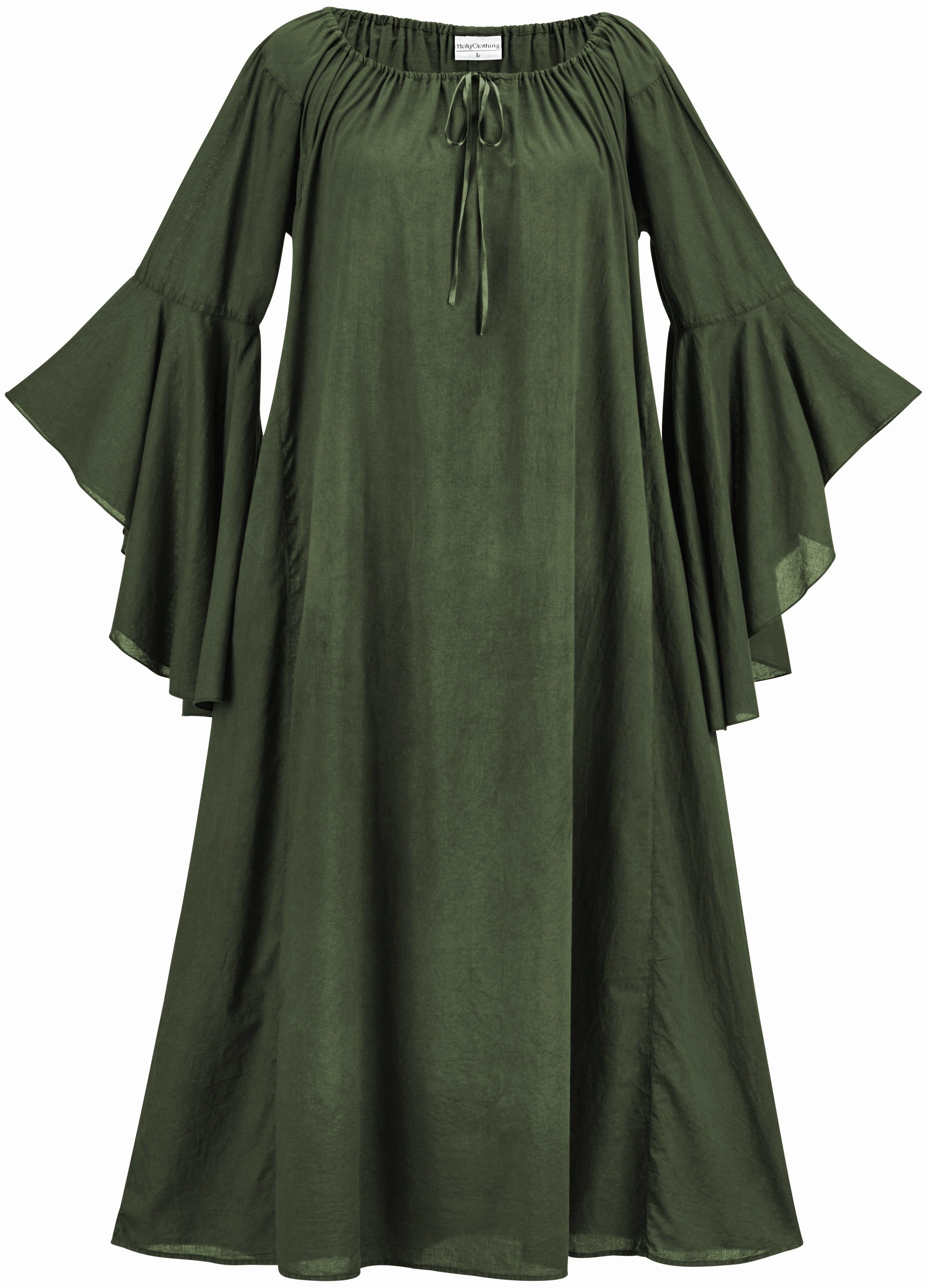 Euro Ease Silky Shine Angeline Maxi Chemise Limited Edition Moss Green