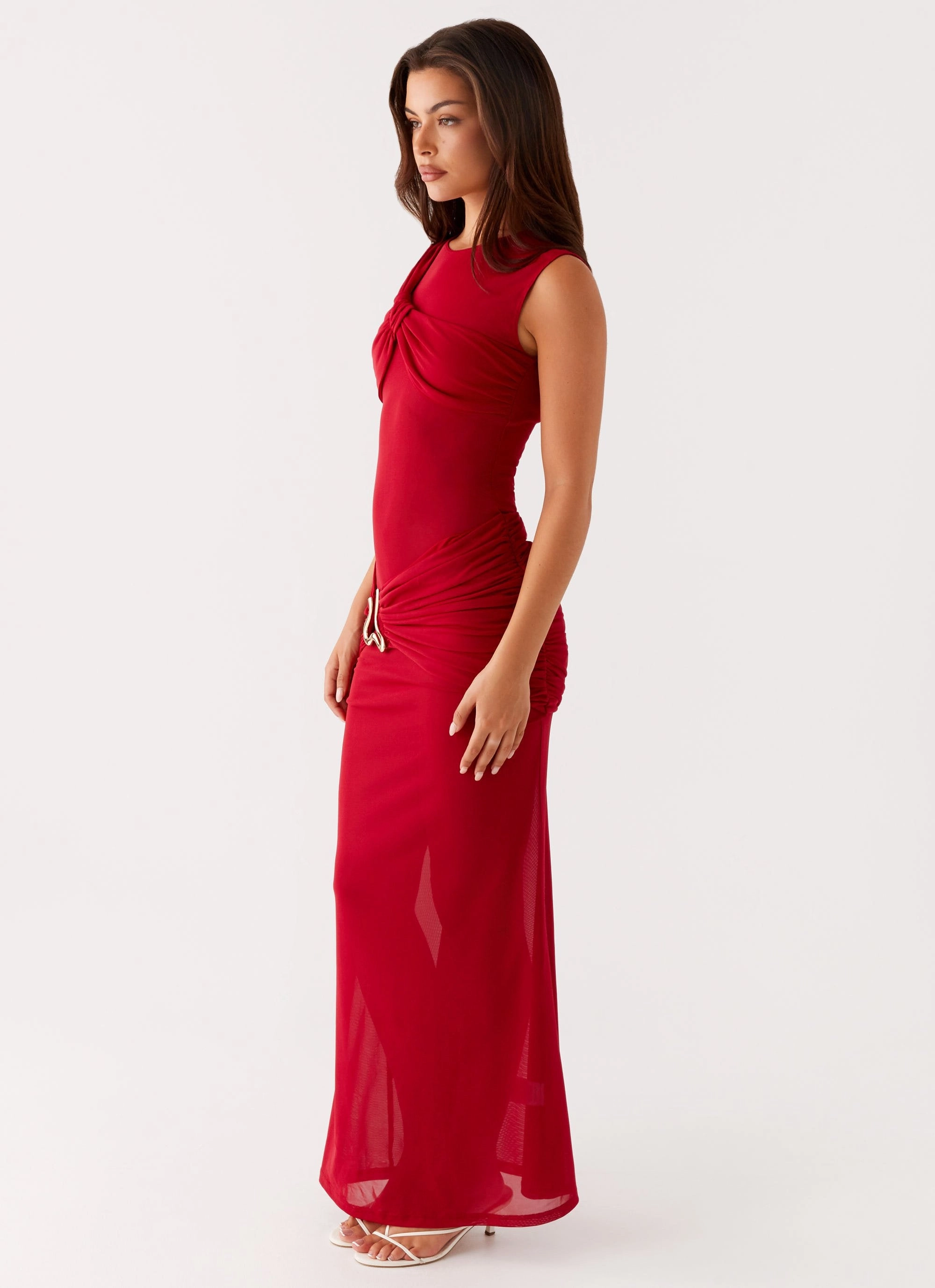 Relaxed Look Worldwide Maxi Dress - Raspberry