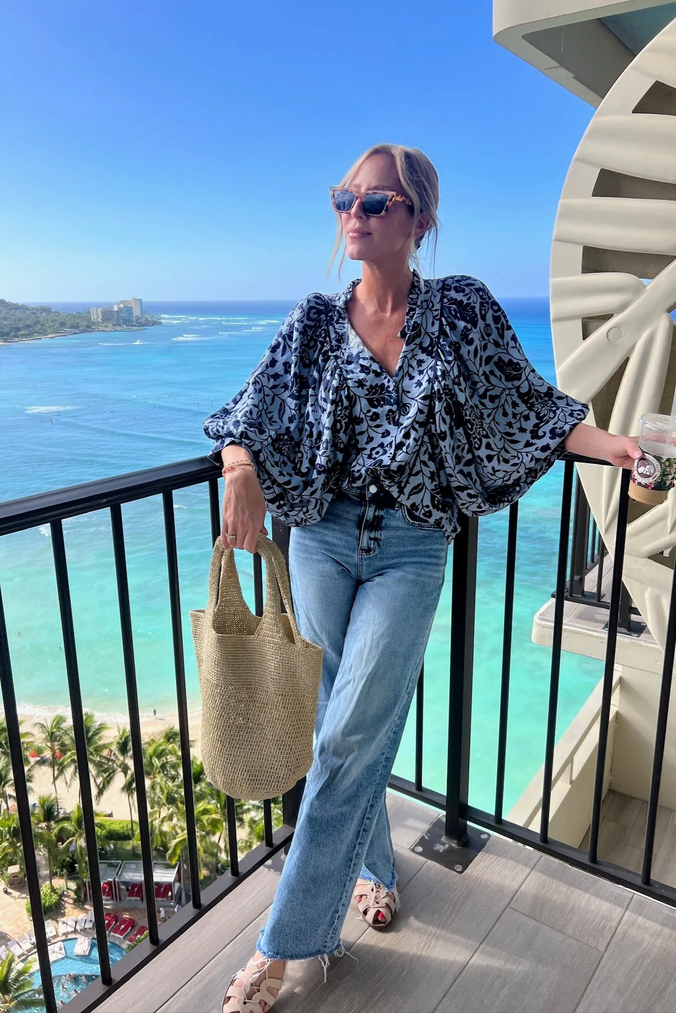 Stretch Blouse Reminisce Top