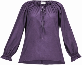 Ren??e Tunic Limited Edition Midnight Lavender EcoFriendly Dye UltraSoftLining