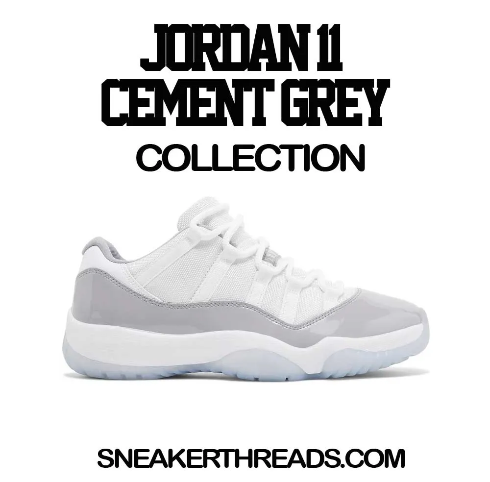 Retro 11 Cement Grey St Logo Raglan