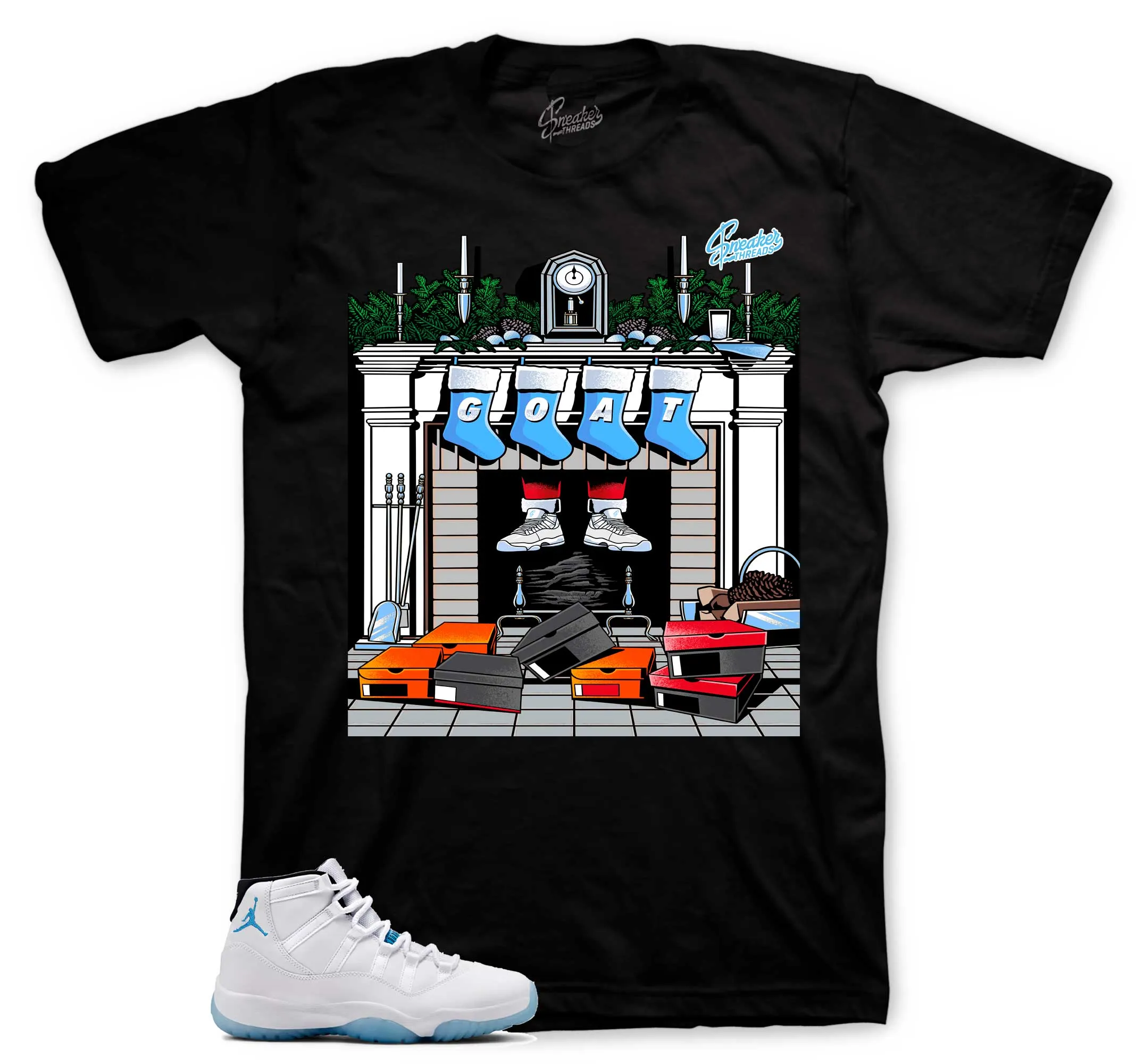 Retro 11 Legend Blue Chimney Shirt