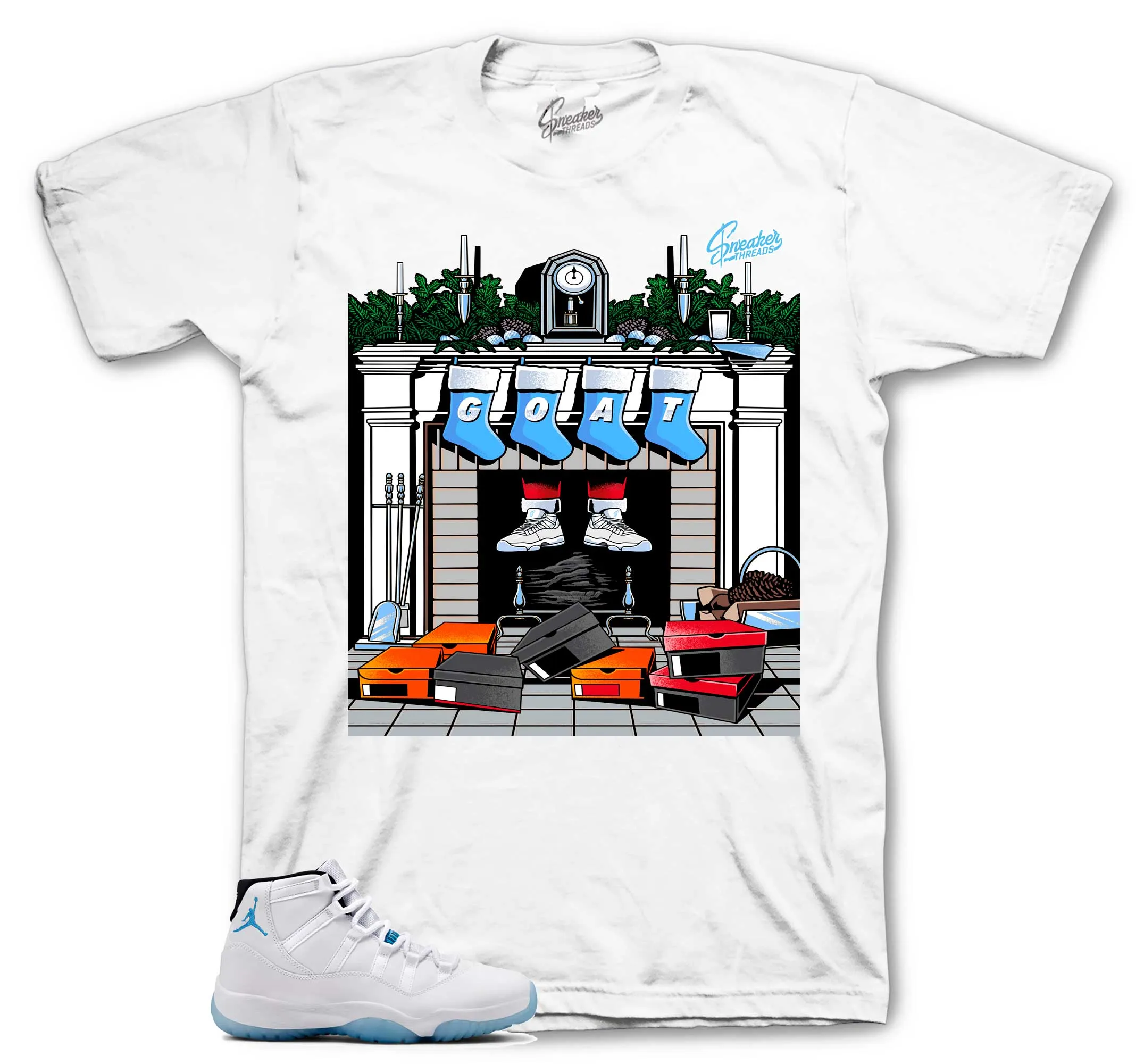Retro 11 Legend Blue Chimney Shirt