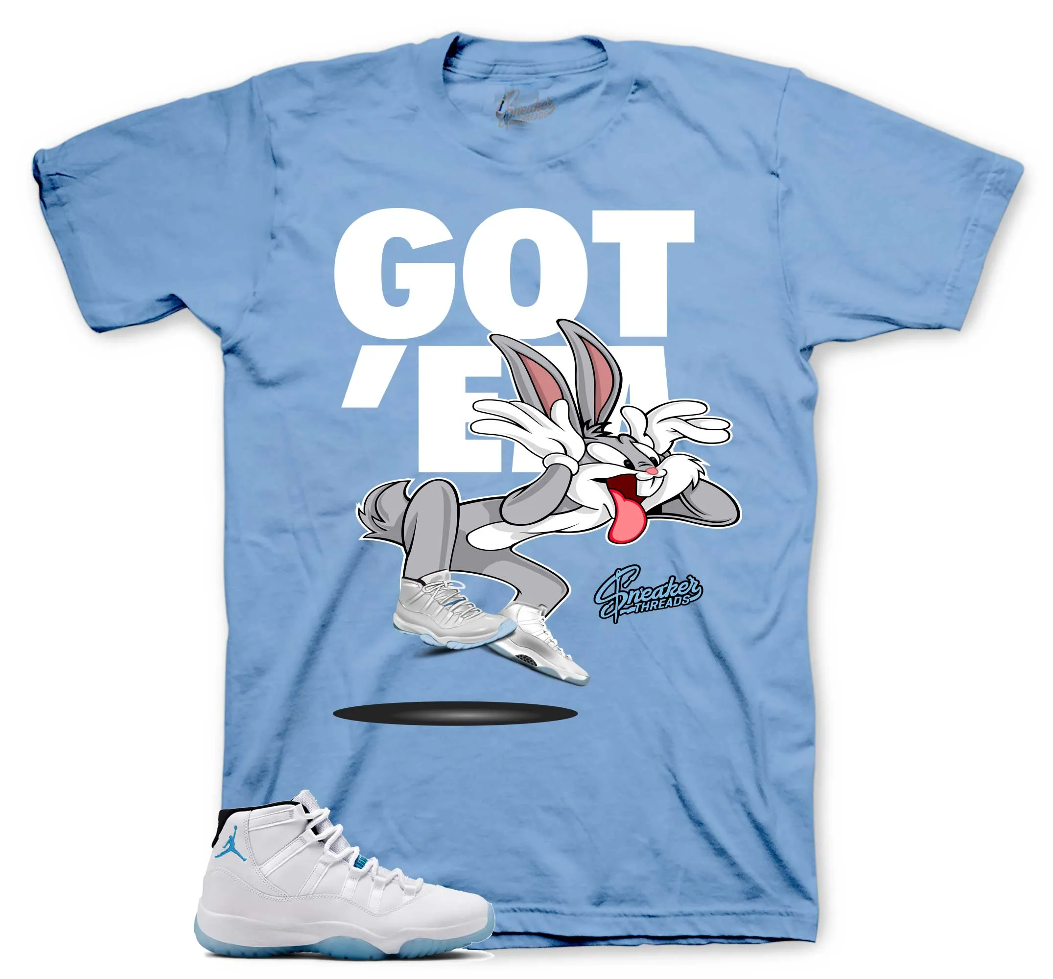 Retro 11 Legend Blue Copped Em Shirt