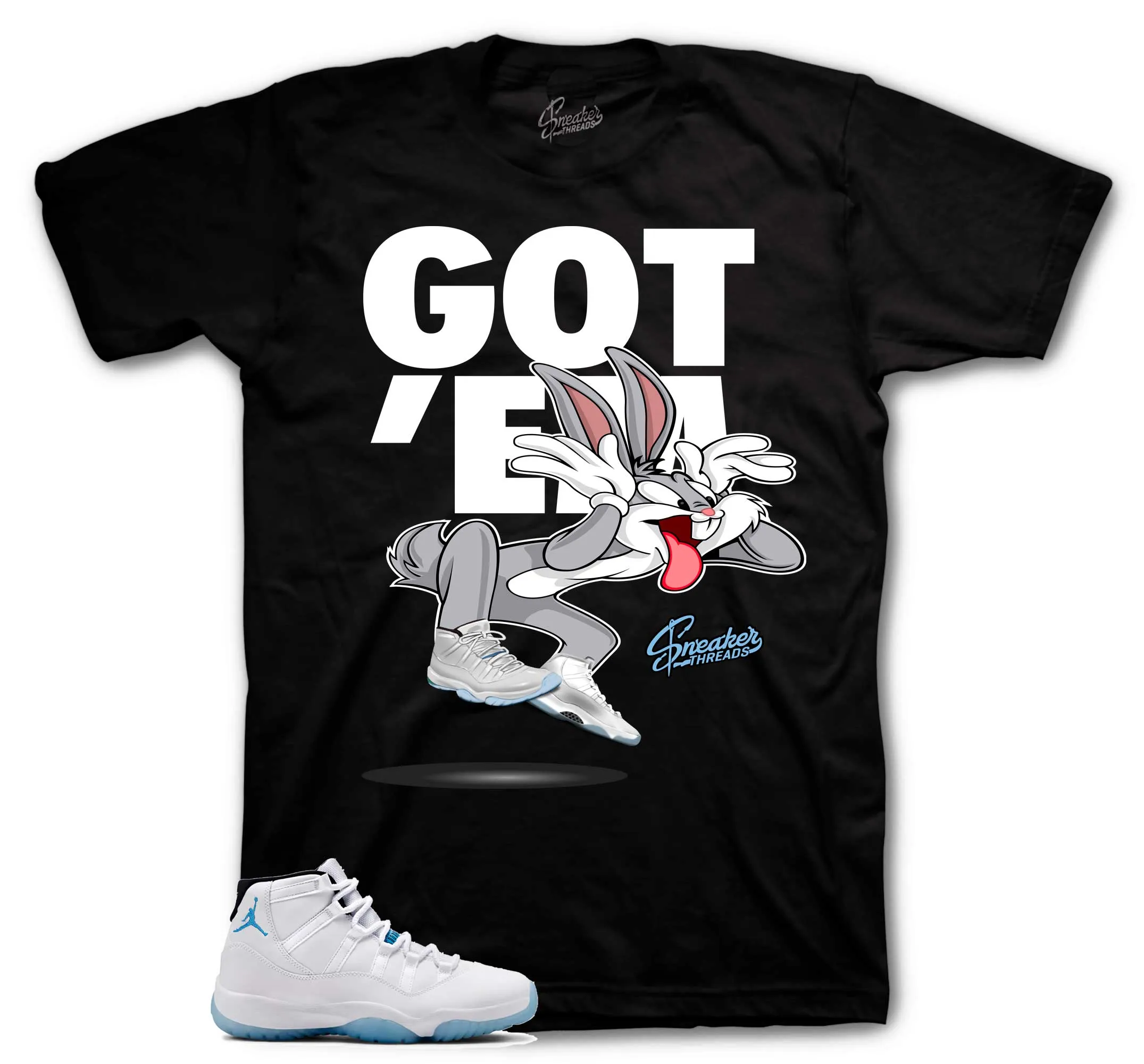 Retro 11 Legend Blue Copped Em Shirt