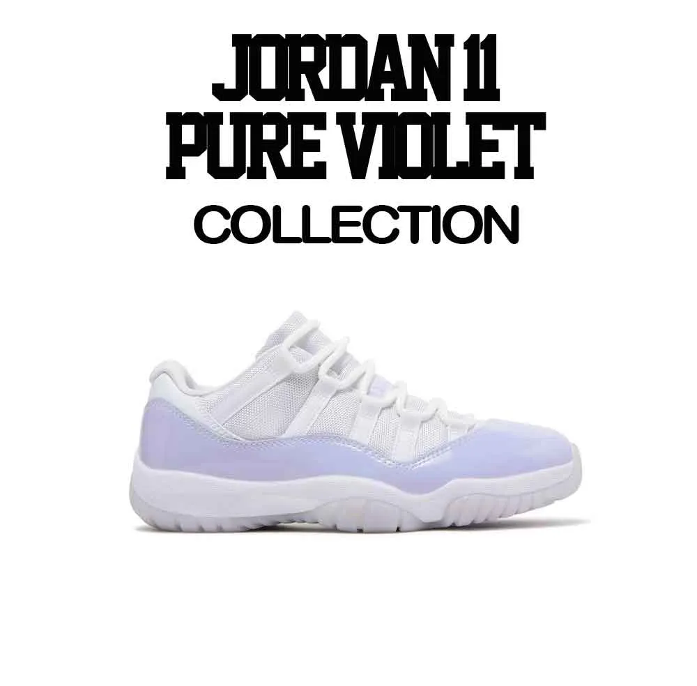 Retro 11 Pure Violet ST Logo Shirt