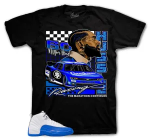 Retro 12 Blueberry Crenshaw Racing Shirt