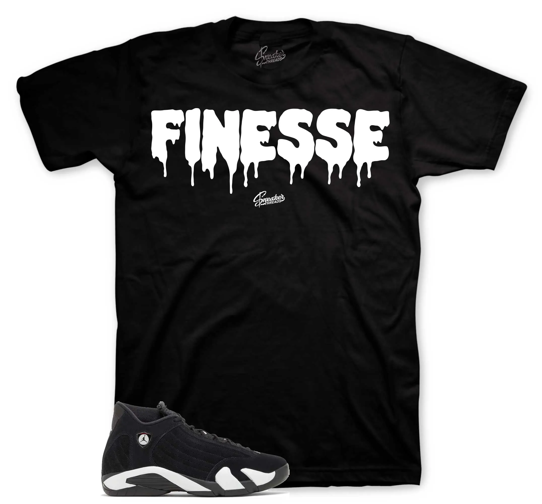 Retro 14 Black/White Finesse Shirt