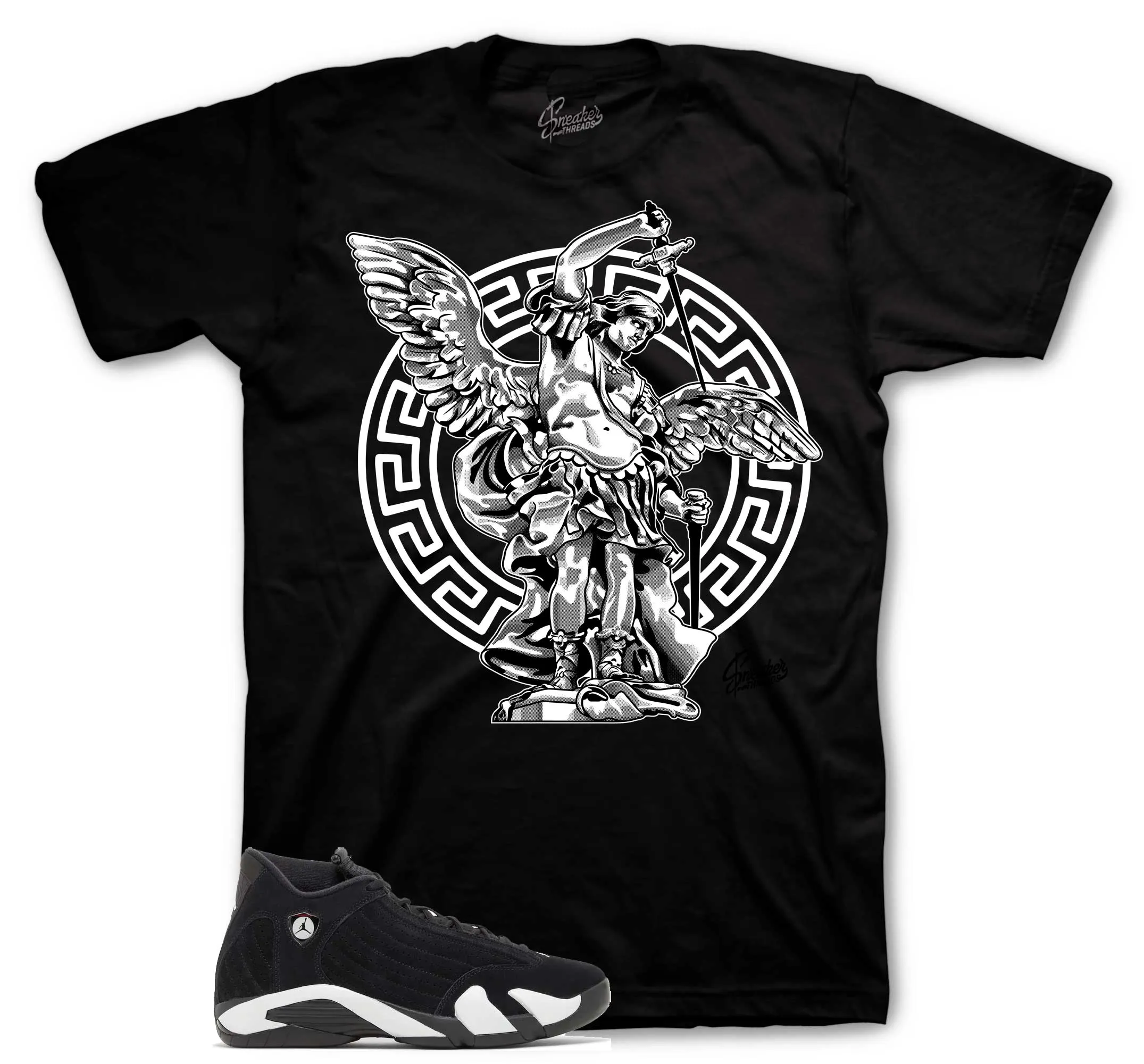 Retro 14 Black/White St. Micheal Shirt