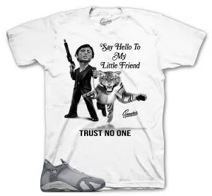Retro 14 Flint Grey Little Friend Shirt