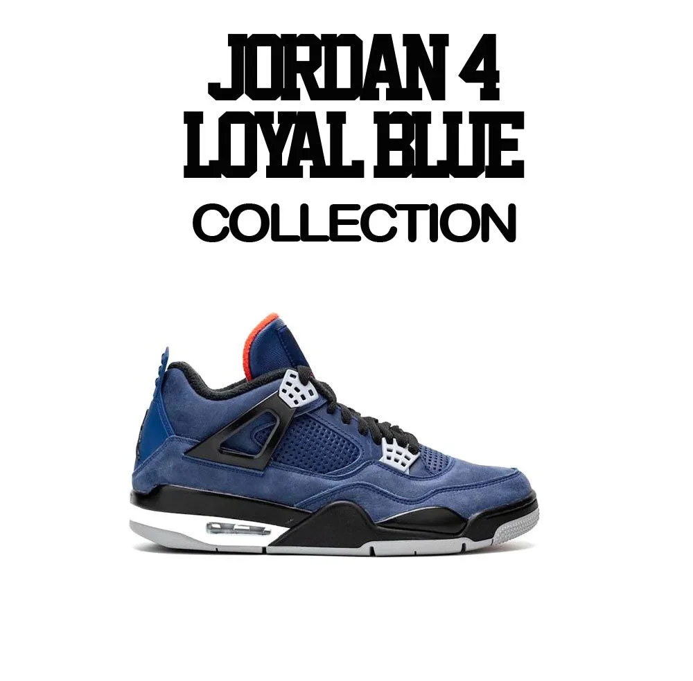 Retro 4 Loyal Blue Sold Separately  Ringer Shirt