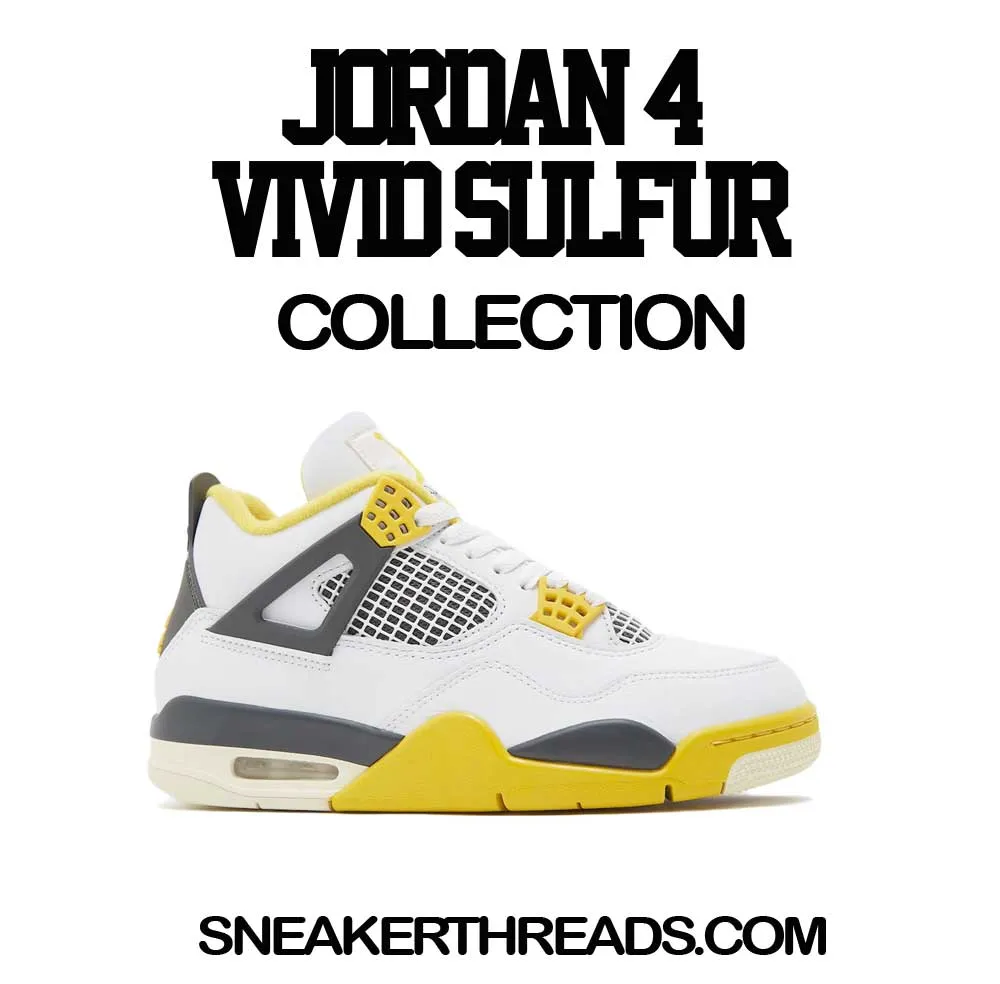 Retro 4 Vivid Sulfur War Bully Shirt