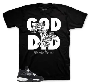 Retro 4 White Thunder God Did Shirt