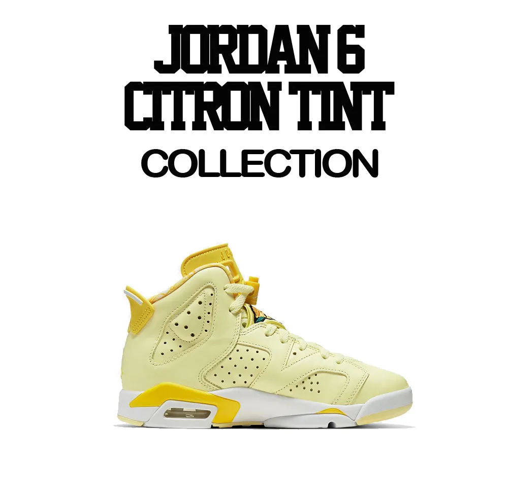 Retro 6 Citron Tint ST Logo Shirt