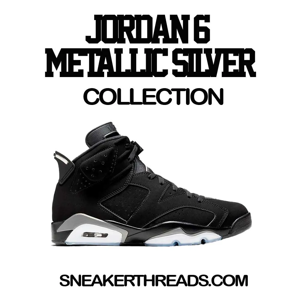 Retro 6 Metallic Silver Finesse Shirt