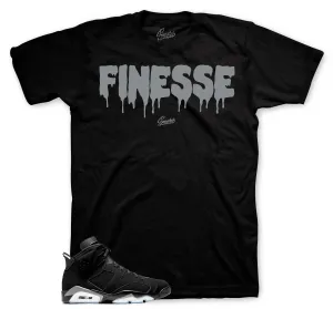 Retro 6 Metallic Silver Finesse Shirt