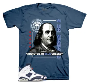Retro 6 Olympic Blue Cheese Shirt