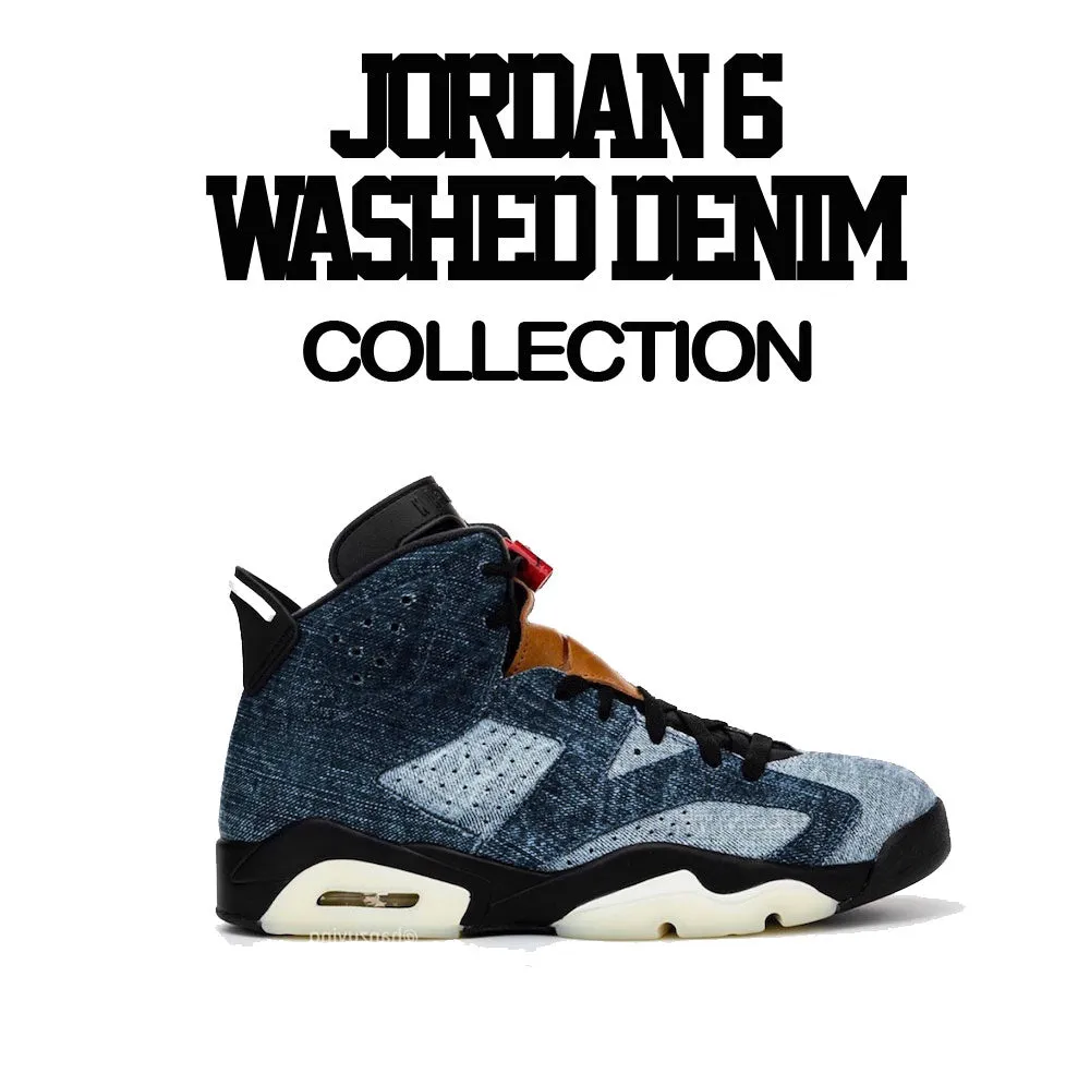 Retro 6 Washed Denim Hand that Feeds Shirt