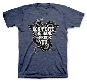 Retro 6 Washed Denim Hand that Feeds Shirt