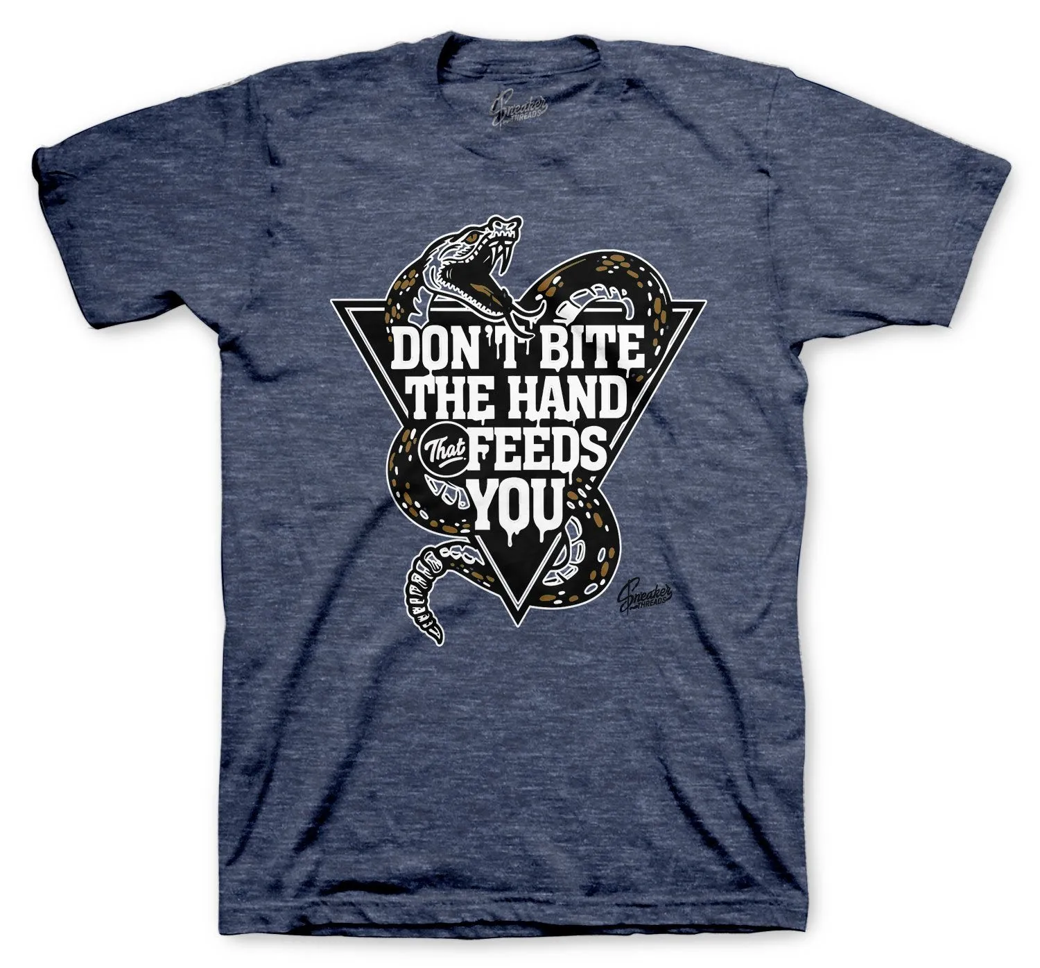 Retro 6 Washed Denim Hand that Feeds Shirt