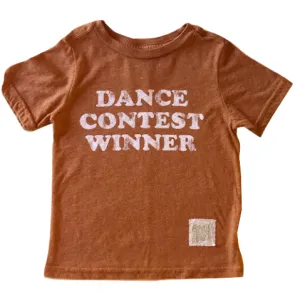 Retro Brand - Kids' Dance Contest Winner Tee in Vintage Heather Orange