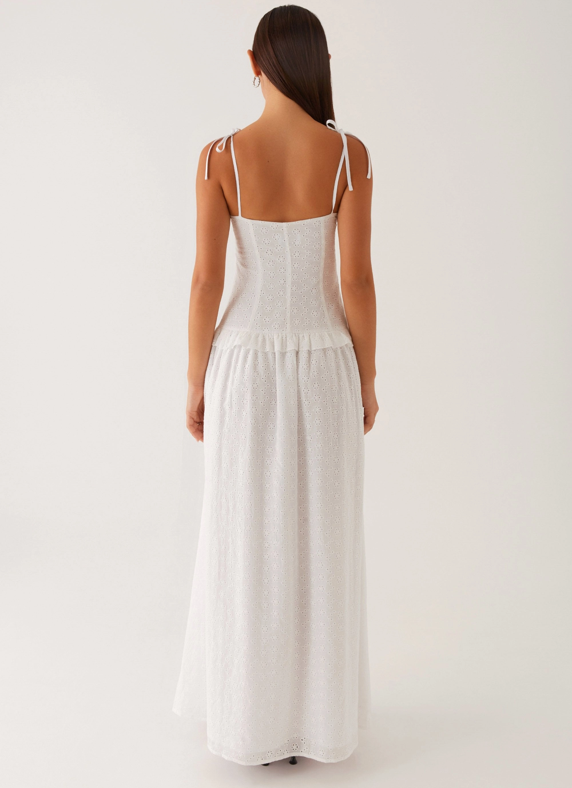 Reveria Twist Maxi Dress - Ivory Versatile Fit