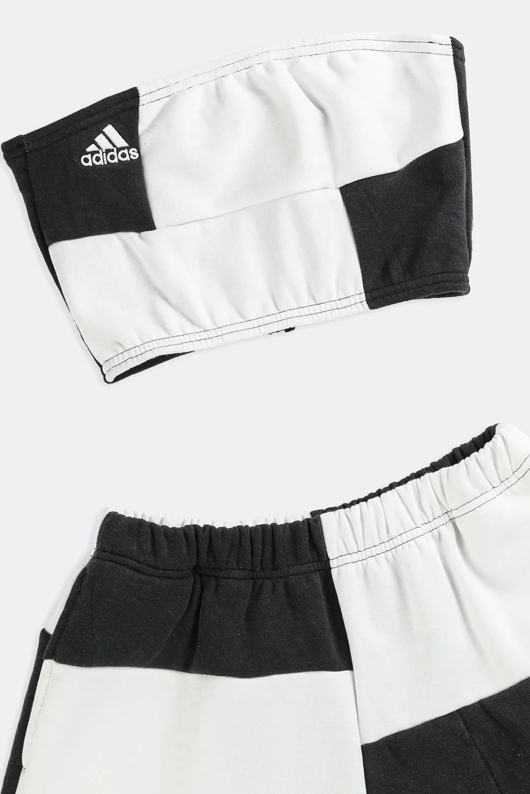 Rework Adidas Patchwork Sweatshorts Set - XS, S, M, L, XL